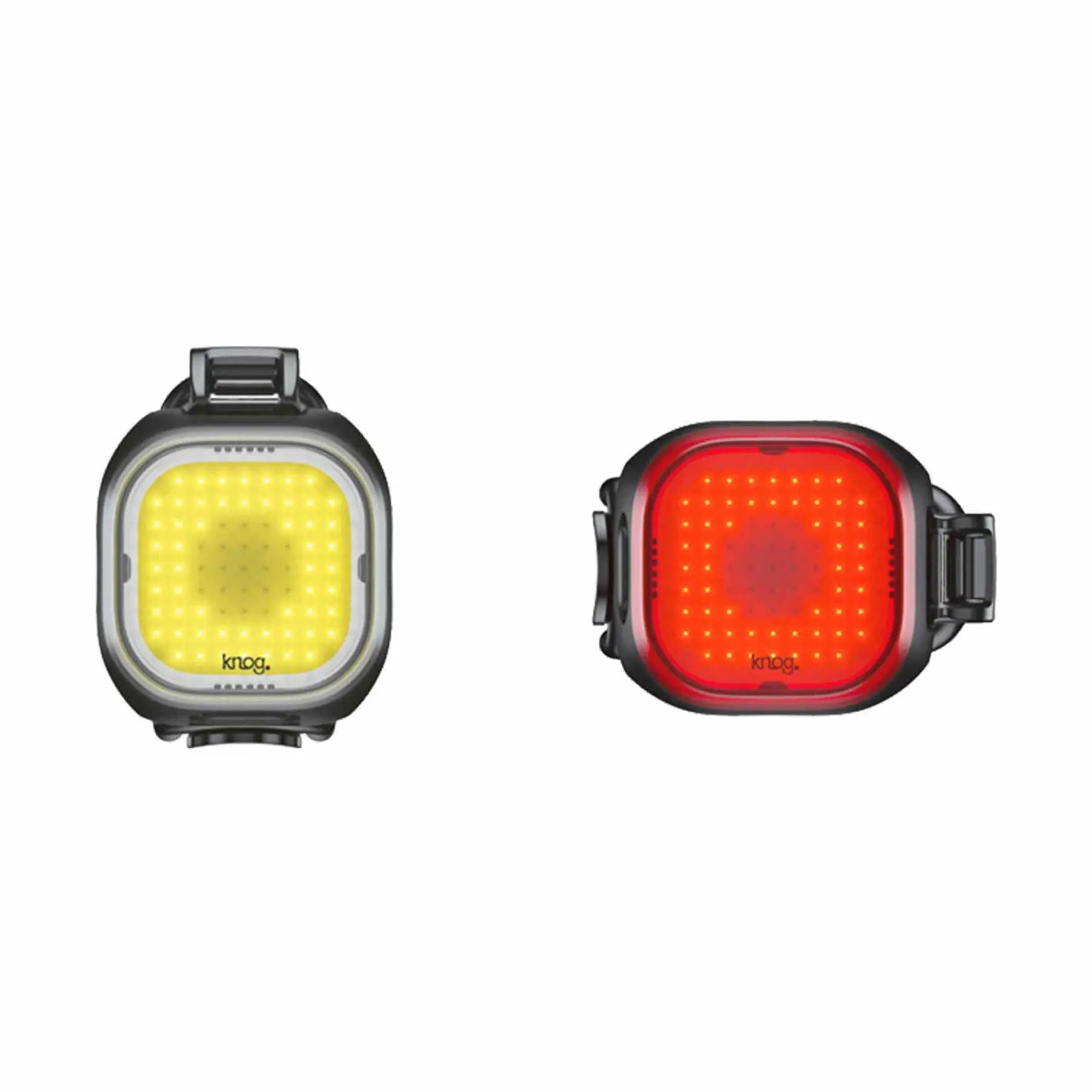 Knog Blinder Mini Square Headlight / Tail Light Set Lezyne