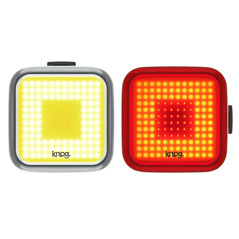 Knog Blinder Square Headlight / Taillight Set Lezyne