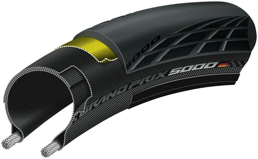 Continental Grand Prix 5000 700C Tire-Wabi Cycles