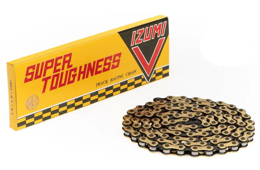 Izumi V Super Toughness NJS Track Chain, 3/32" or 1/8", 106L-Wabi Cycles