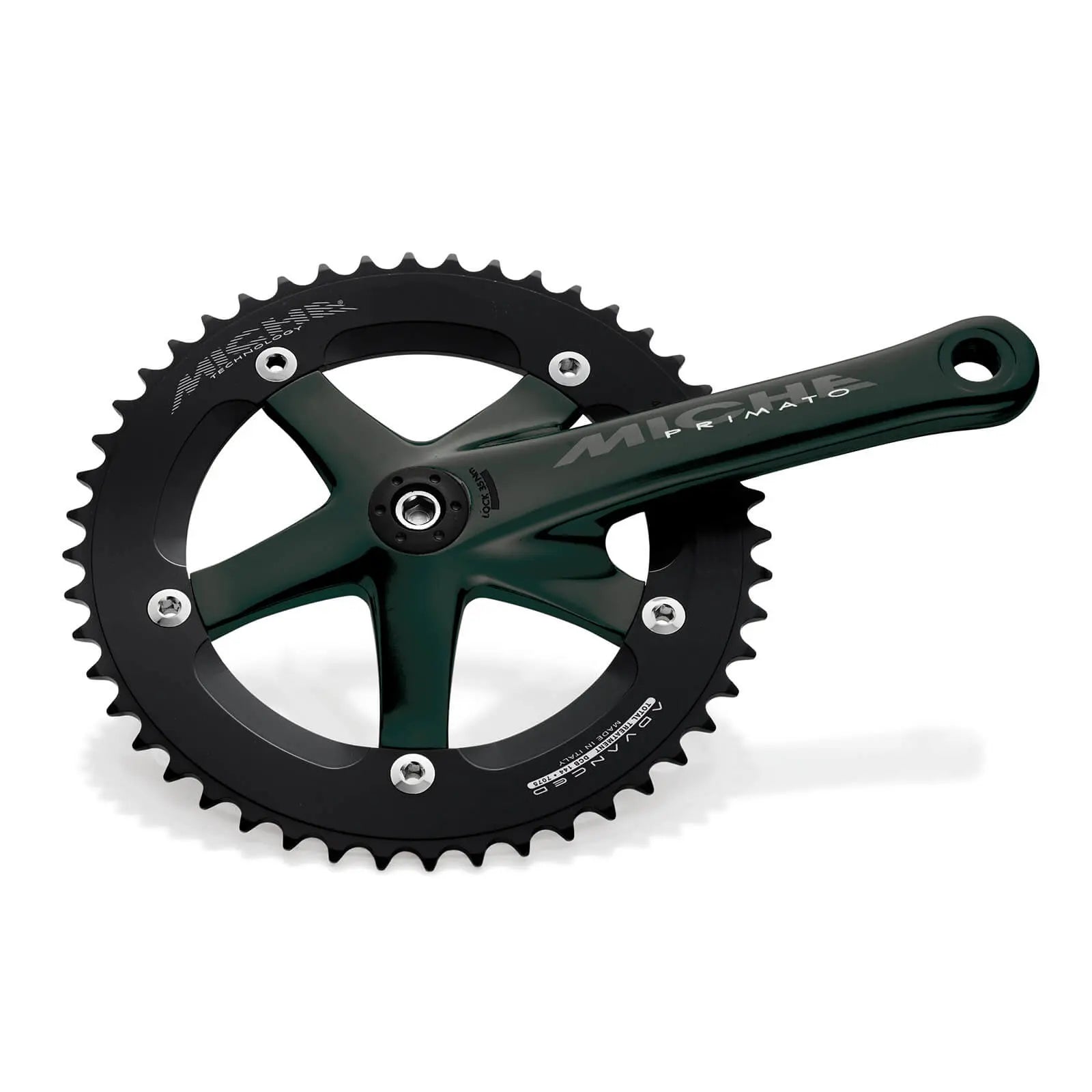 Miche Advanced Primato Crankset, 48T, 1/8", w/ Miche Bottom Bracket-Wabi Cycles