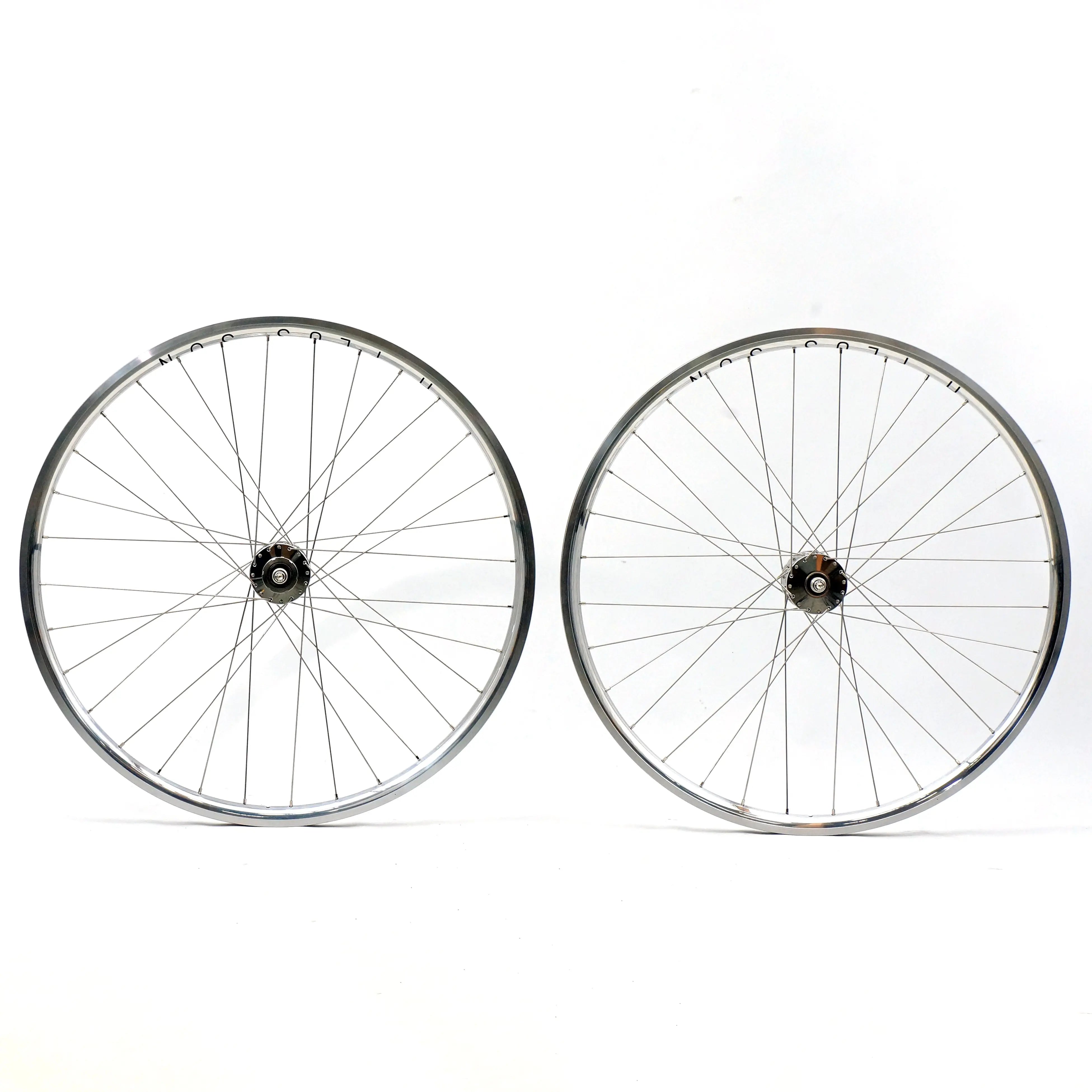 Phil Wood High Flange / H+Son Archetype 700C 32H/32H Single Speed/Fixed Wheelset-Wabi Cycles