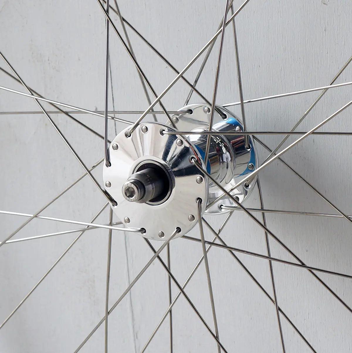 Phil Wood High Flange / H+Son Archetype 700C 32H/32H Single Speed/Fixed Wheelset-Wabi Cycles