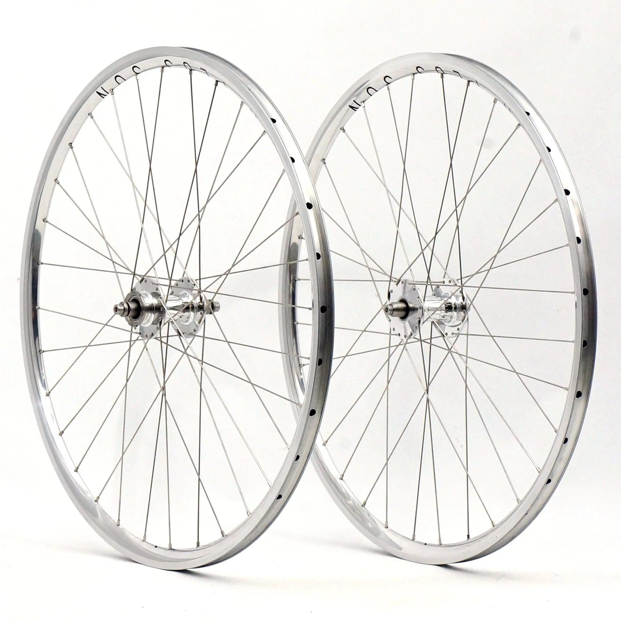 Phil Wood High Flange / H+Son Archetype 700C 32H/32H Single Speed/Fixed Wheelset-Wabi Cycles