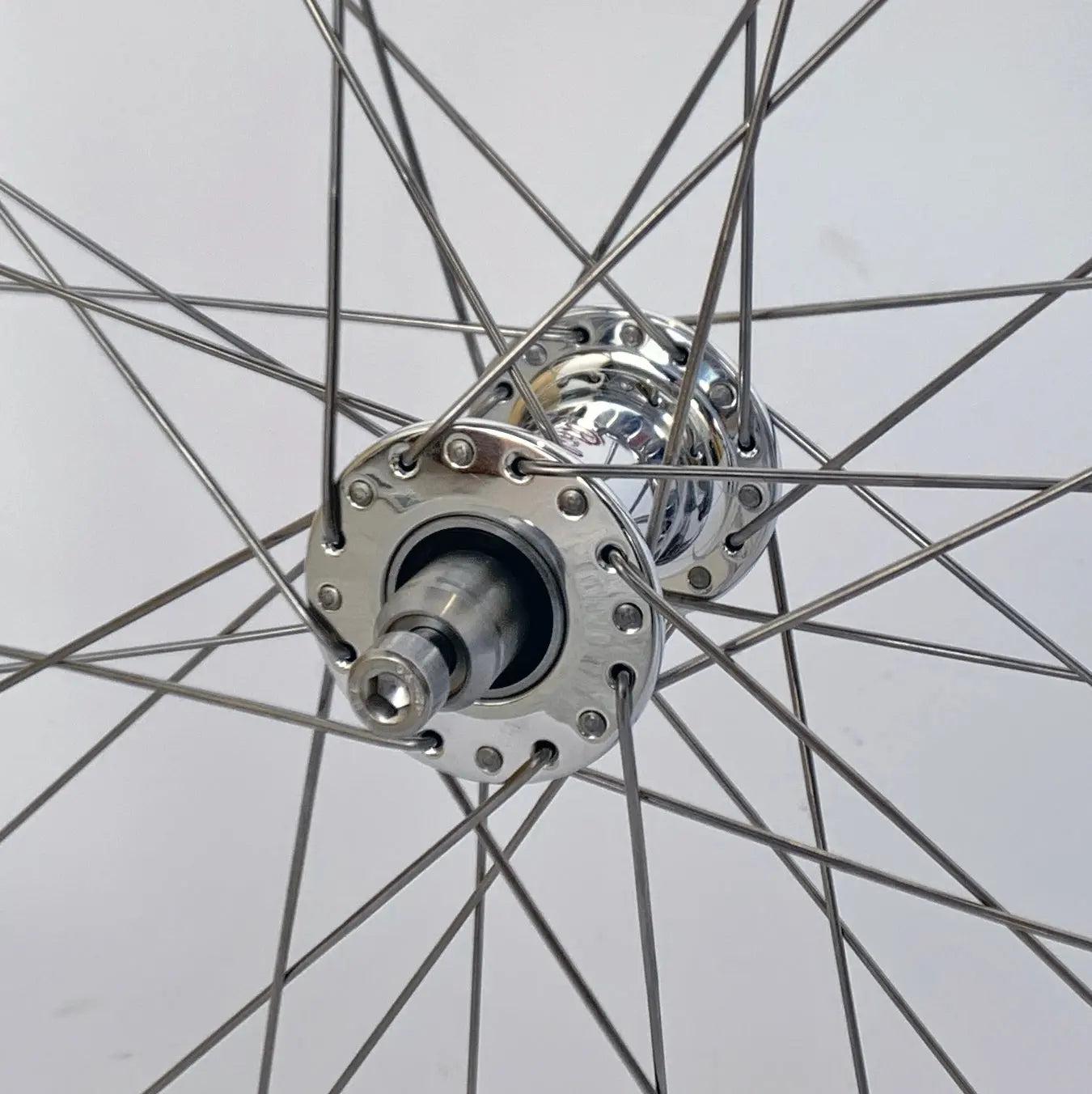 Phil Wood Low Flange / H+Son Archetype 700C 32H/32H Fixed/Fixed Wheelset-Wabi Cycles