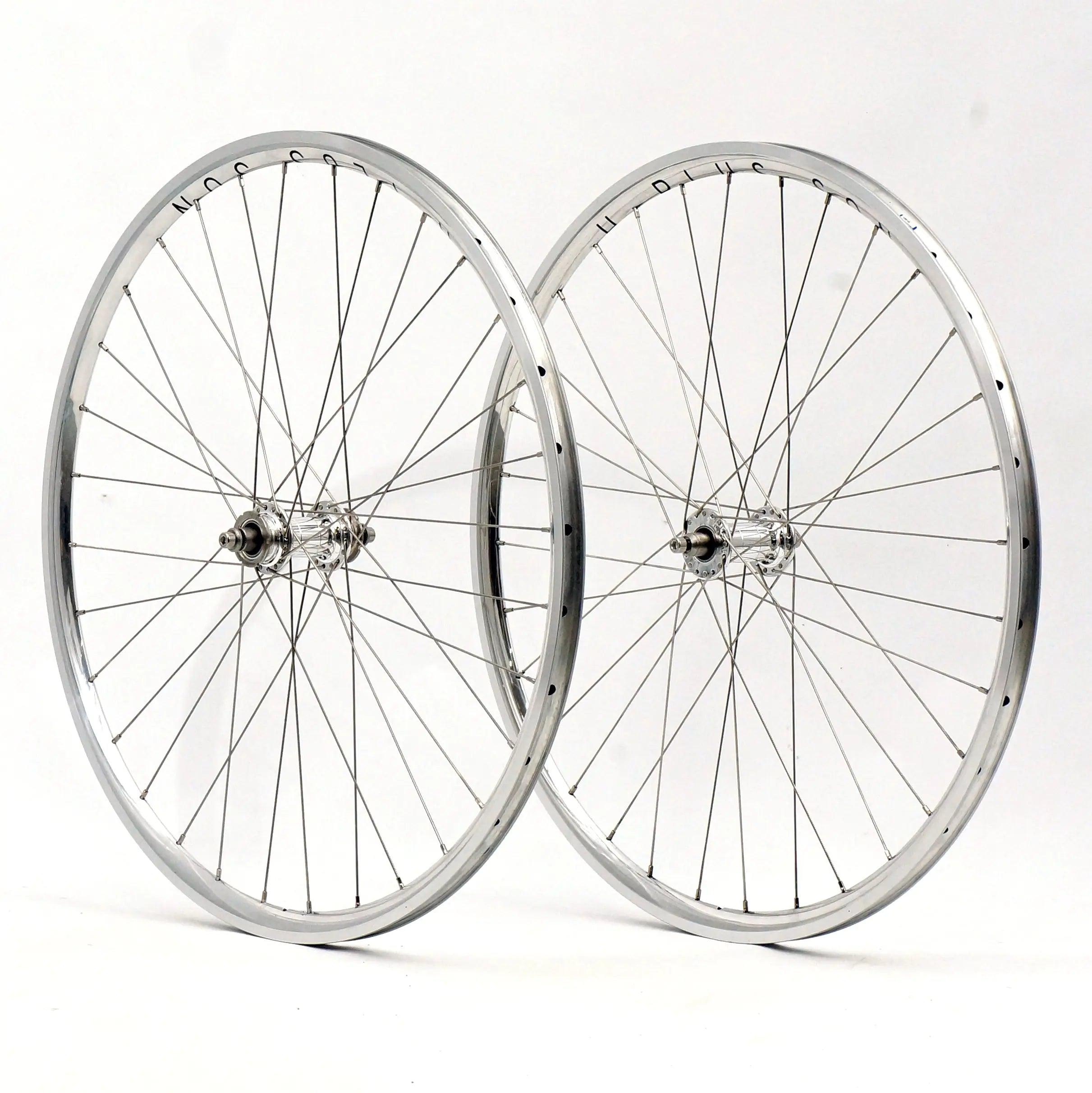 Phil Wood Low Flange / H+Son Archetype 700C 32H/32H Fixed/Fixed Wheelset-Wabi Cycles