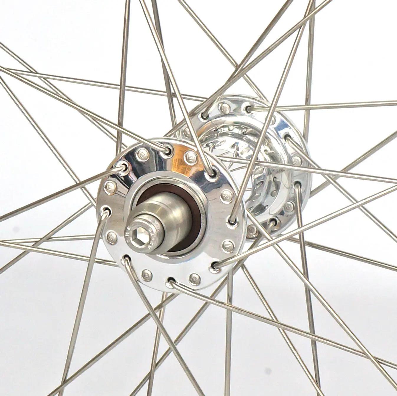 Phil Wood Low Flange / H+Son TB14 700C 32H/32H Fixed/Fixed Wheelset-Wabi Cycles