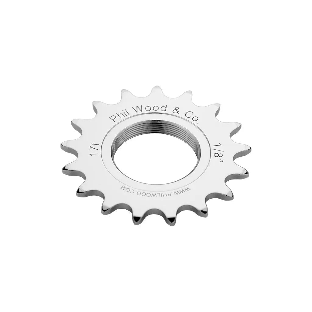 Phil Wood Stainless Steel Fixed Cog, 1/8", Polished-Wabi Cycles