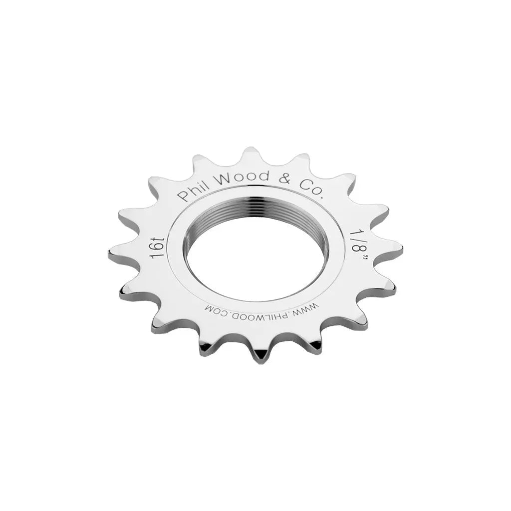 Phil Wood Stainless Steel Fixed Cog, 3/32", Polished-Wabi Cycles