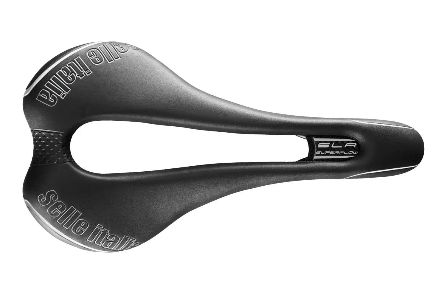 Selle Italia SLR Superflow Saddle, Manganese Rails-Wabi Cycles