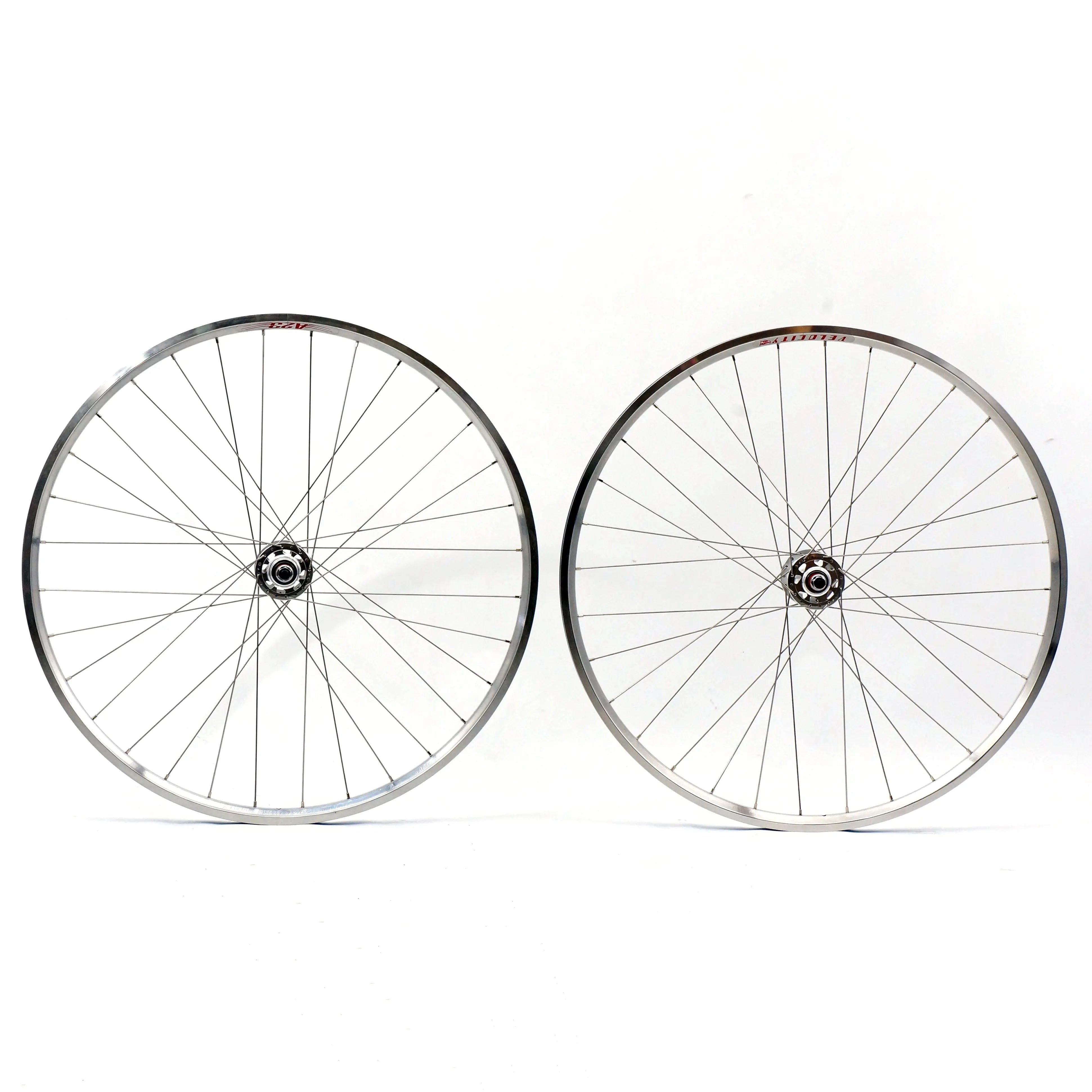 Velocity A23 700C 32H/32H Single Speed/Fixed Gear/Cyclocross Tubeless-Ready Wheelset-Wabi Cycles